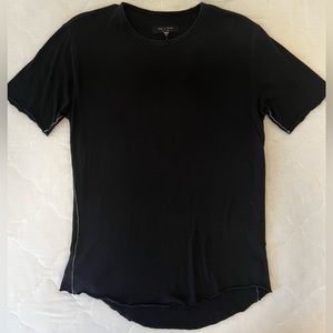 Men’s Black Rag & Bone Knit T-shirt